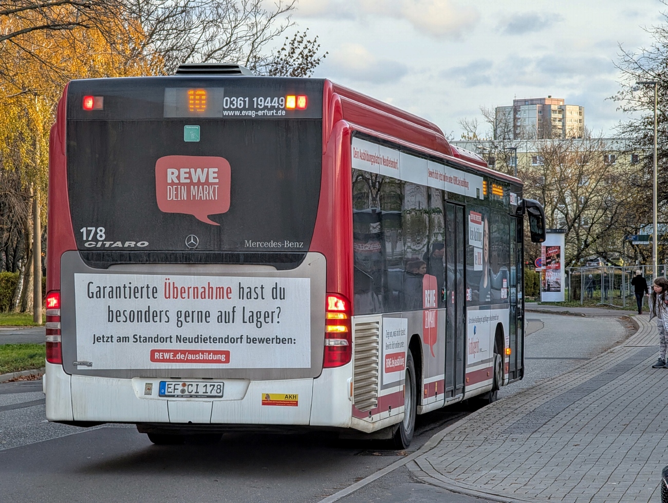 Тюрингия, Mercedes-Benz O530LEÜ Citaro facelift LE Ü № 178