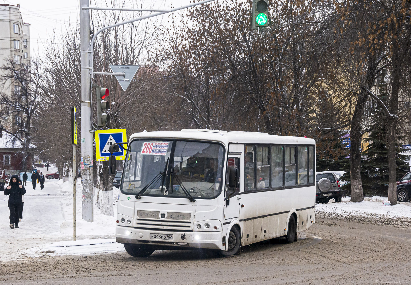 Башкортостан, ПАЗ-320412-14 № К 043 РО 702