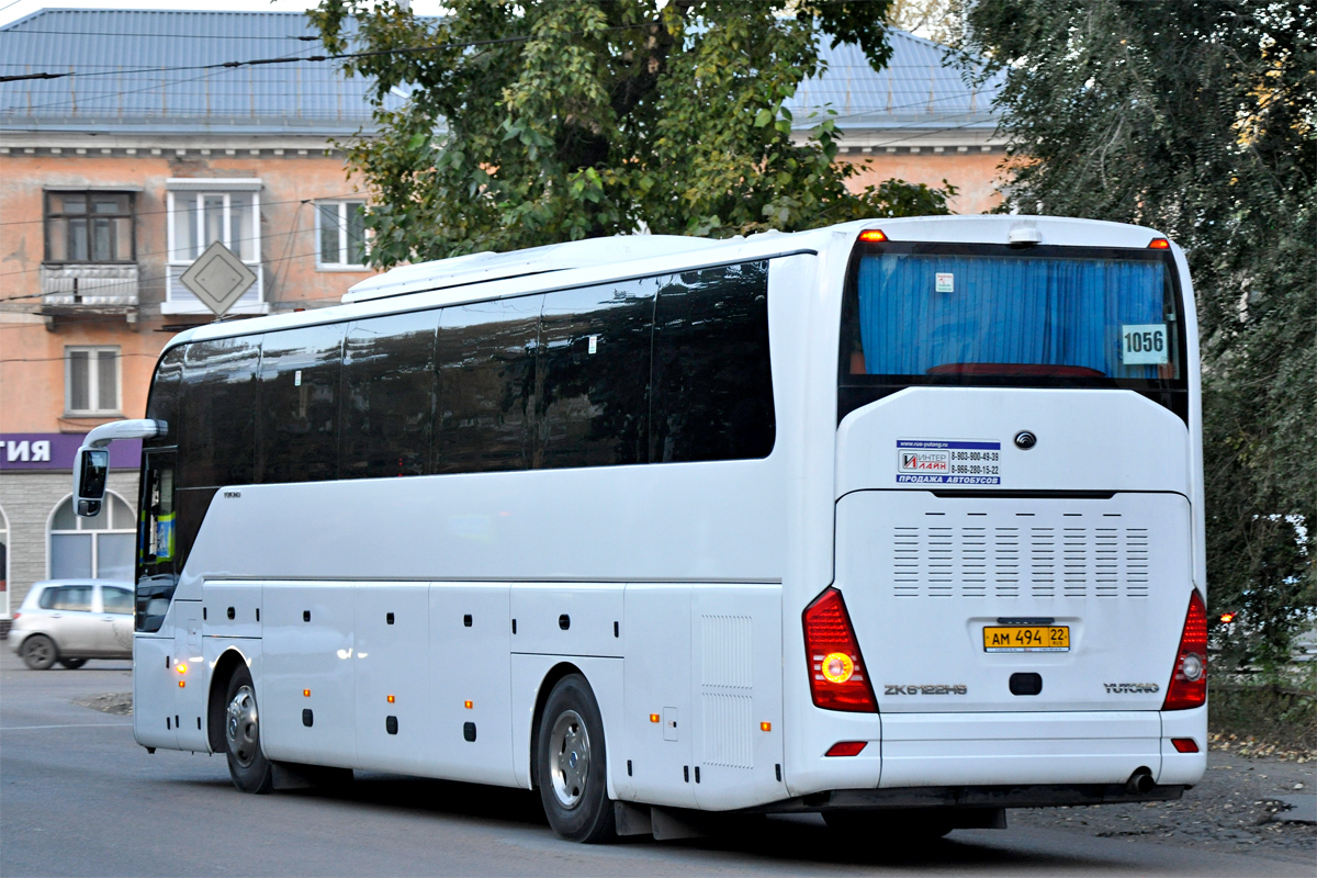Алтайский край, Yutong ZK6122H9 № АМ 494 22