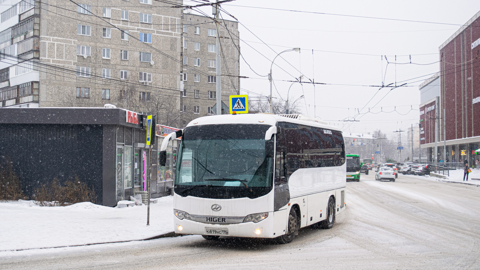 Свердловская область, Higer KLQ6826Q № О 819 НС 196