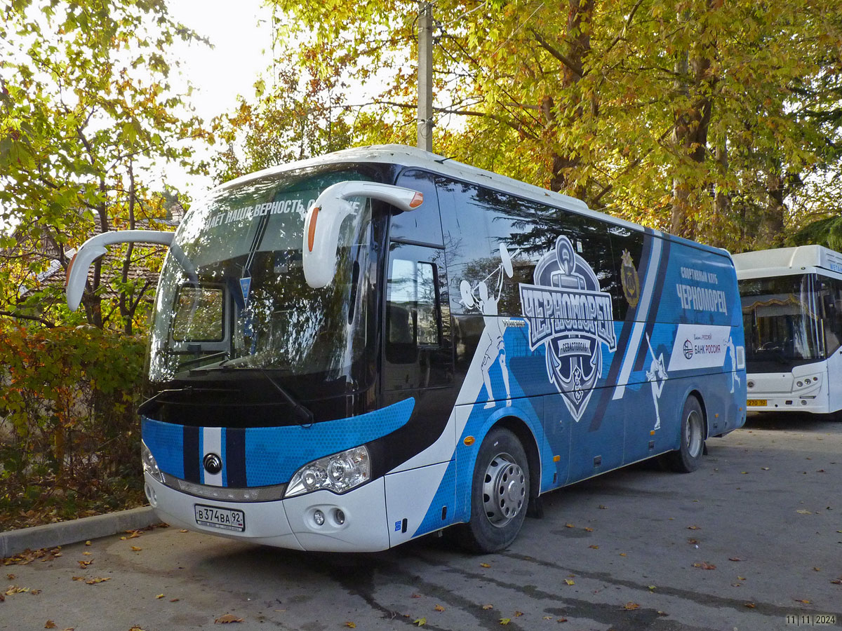 Севастополь, Yutong ZK6938HB9 № В 374 ВА 92