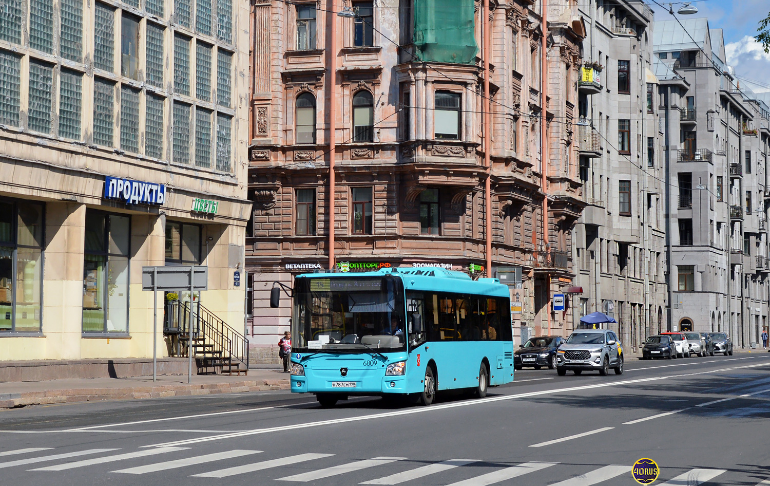 Saint Petersburg, LiAZ-4292.60 (1-2-1) # 6809