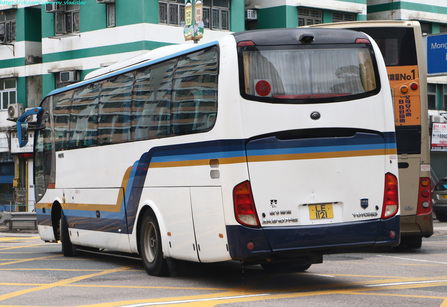 Гонконг, Yutong ZK6107HE № LE 1121