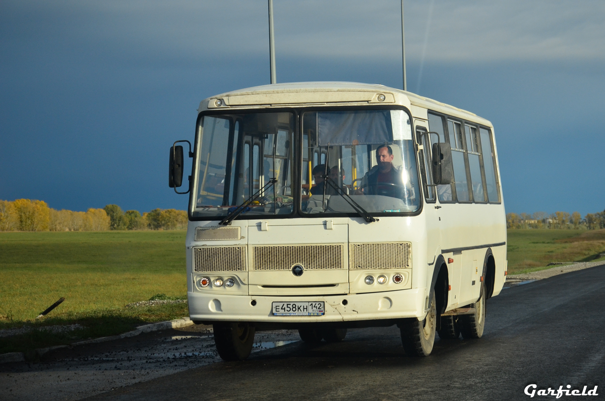 Кемеровская область - Кузбасс, ПАЗ-32054 № Е 458 КН 142