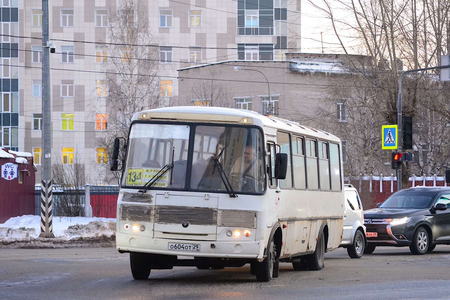 Архангельская область, ПАЗ-4234-04 № О 604 ОТ 29