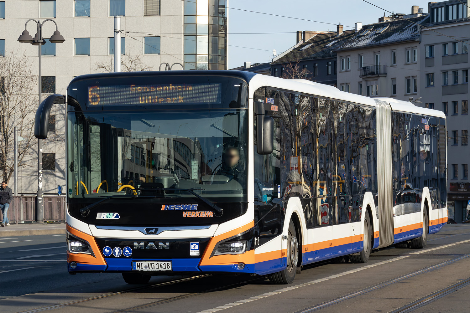 Гессен, MAN 19C Lion's City 19 NG360 № 418