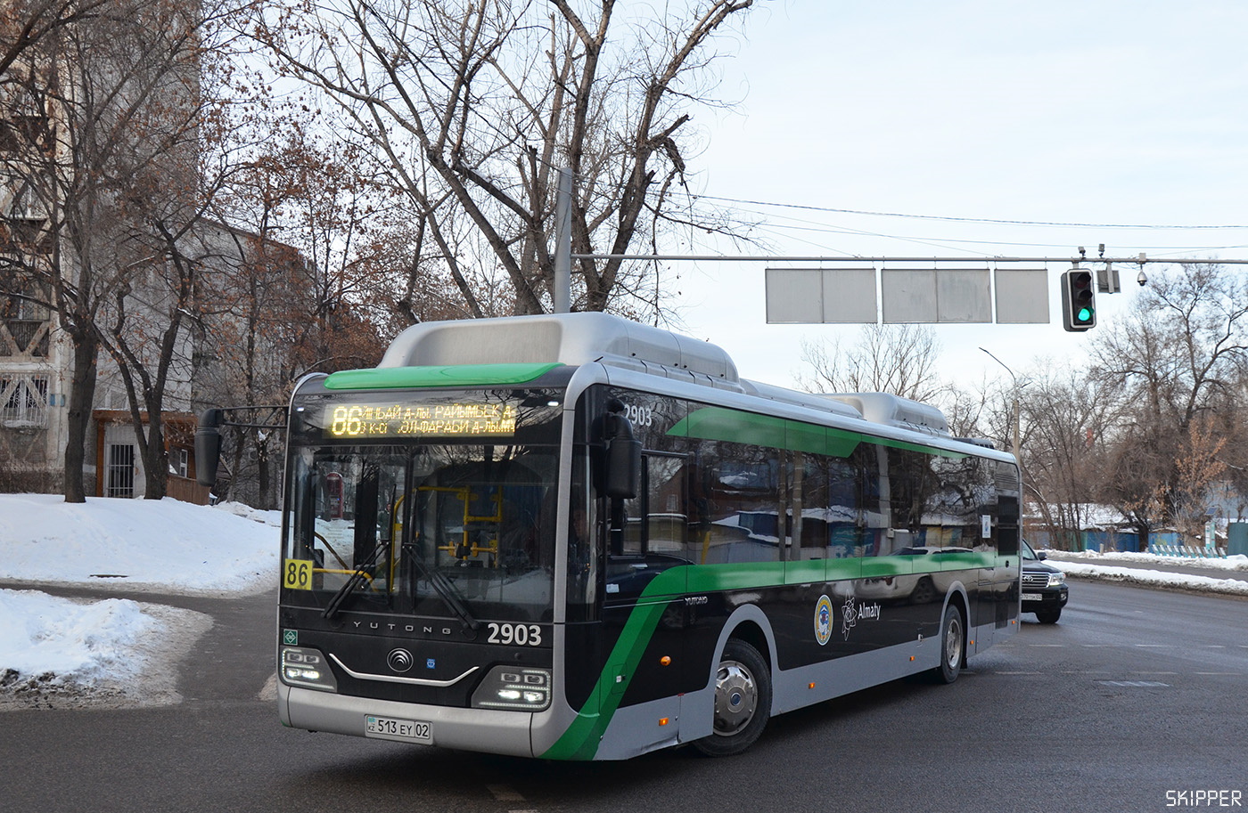 Алматы, Yutong ZK6126HG (QazTehna) № 2903 Алматы, Yutong ZK6126HG (QazTehna) № 2903