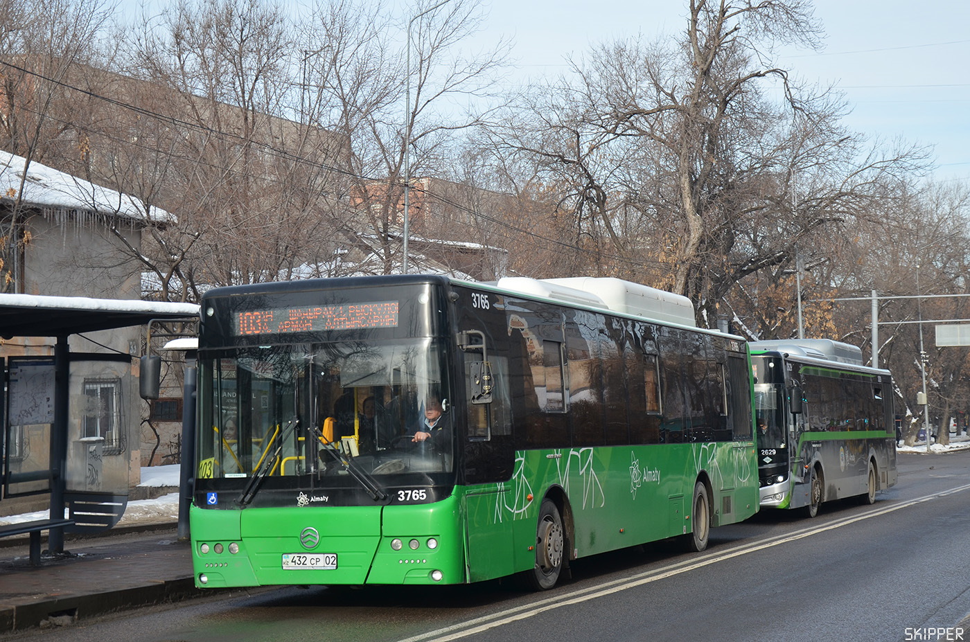 Алматы, Golden Dragon XML6125CN (Hyundai Trans Auto) № 3765