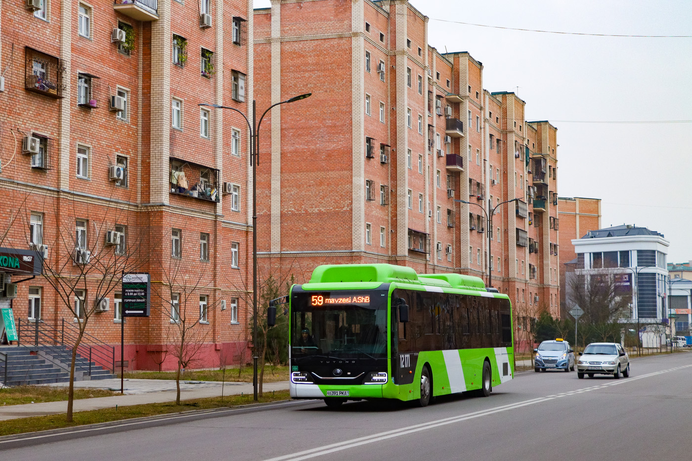 Узбекистан, Yutong ZK6126HG № 12171
