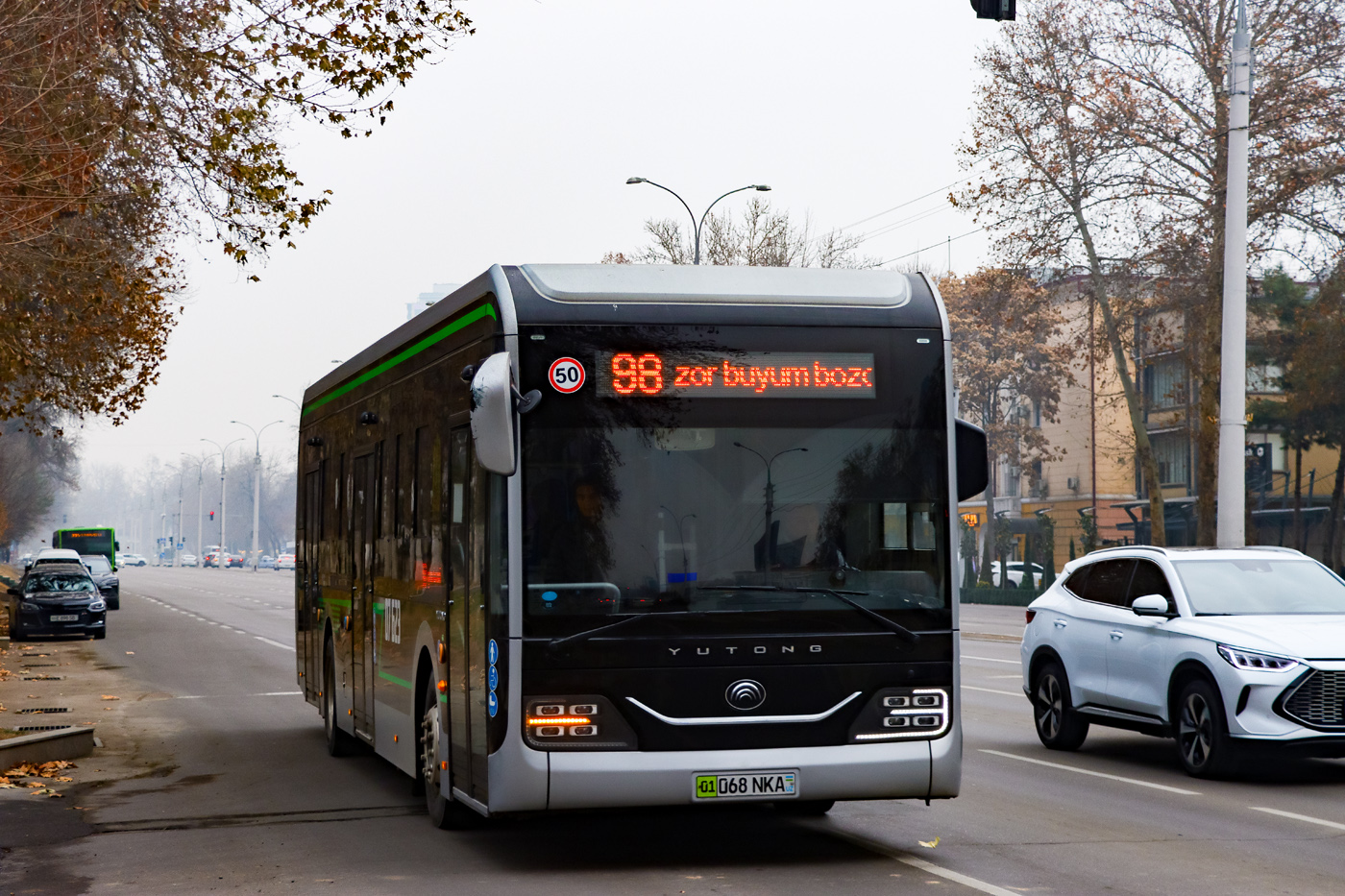 Узбекистан, Yutong ZK6126BEVG № 07623