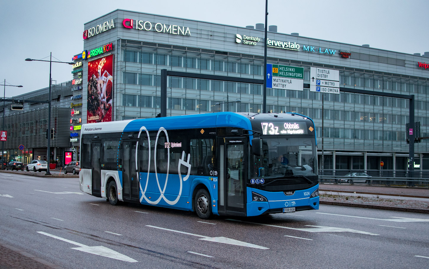 Финляндия, VDL Citea LE-122 № 1024