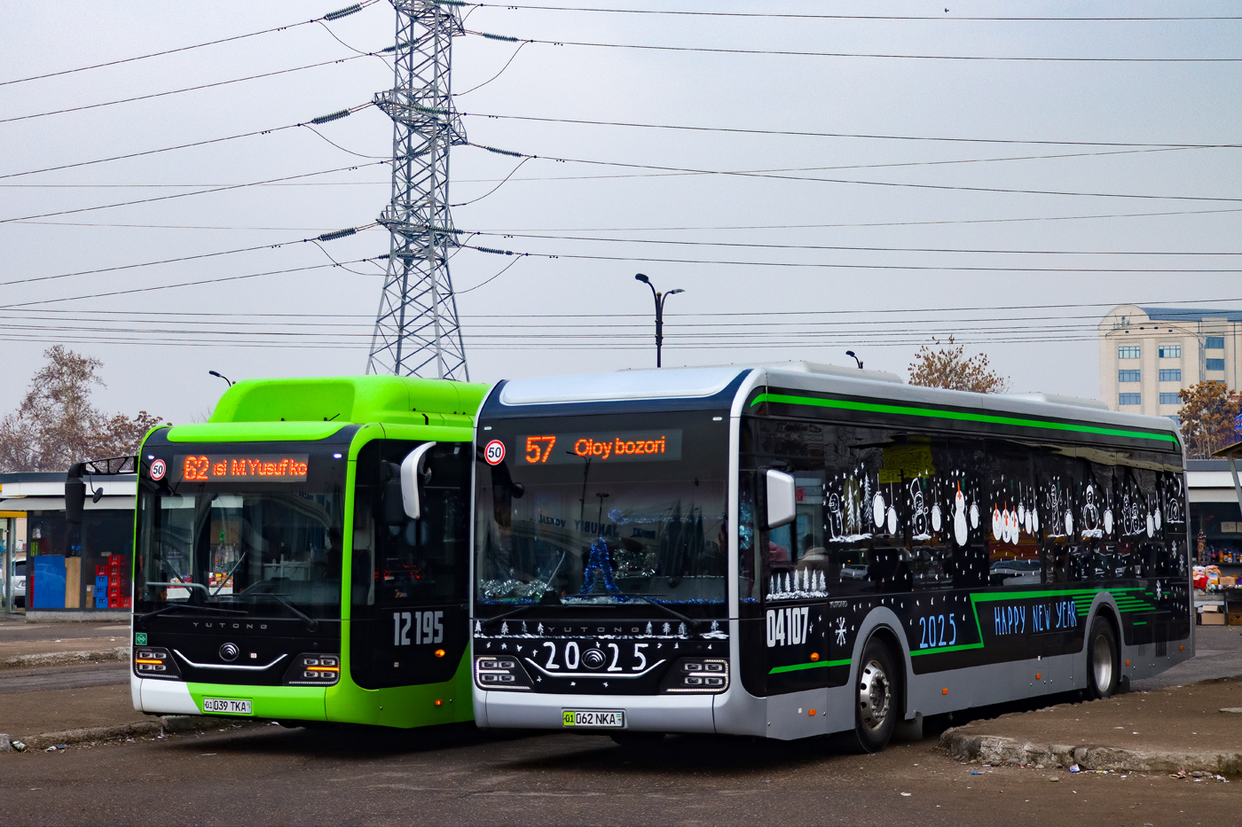 Узбекистан, Yutong ZK6126BEVG № 04107
