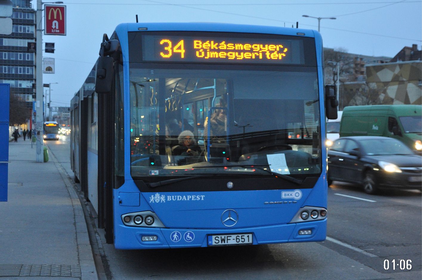 Венгрия, Mercedes-Benz Conecto II G № SWF-651