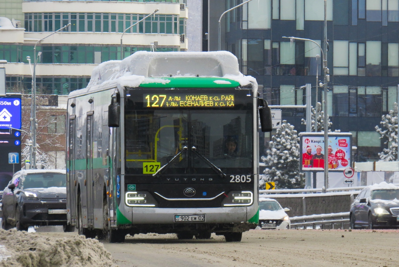 Алматы, Yutong ZK6126HG (QazTehna) № 2805