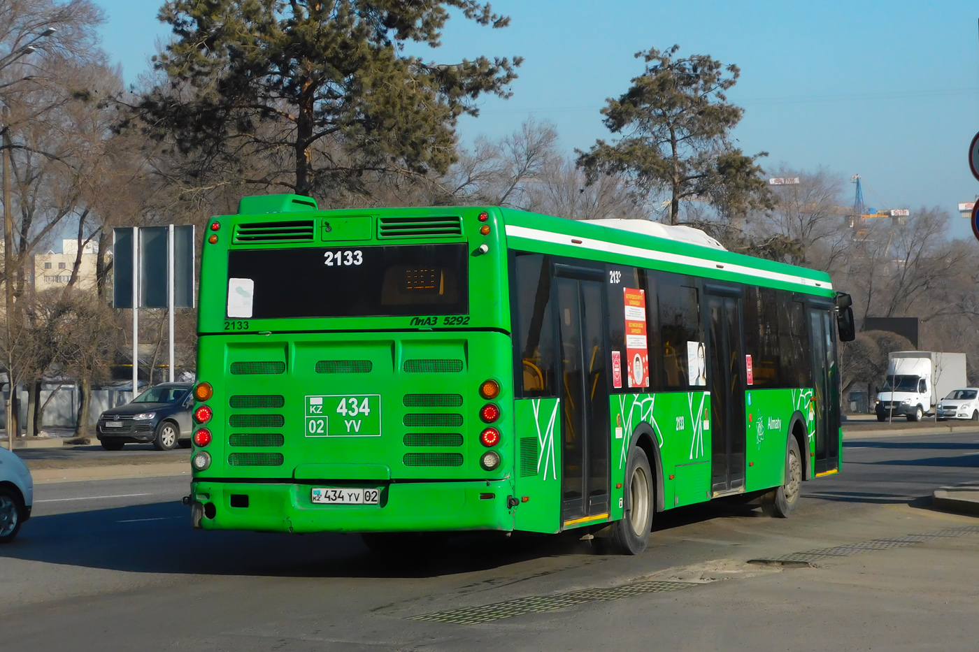 Алматы, ЛиАЗ-5292.60 № 2133 Алматы, ЛиАЗ-5292.60 № 2133