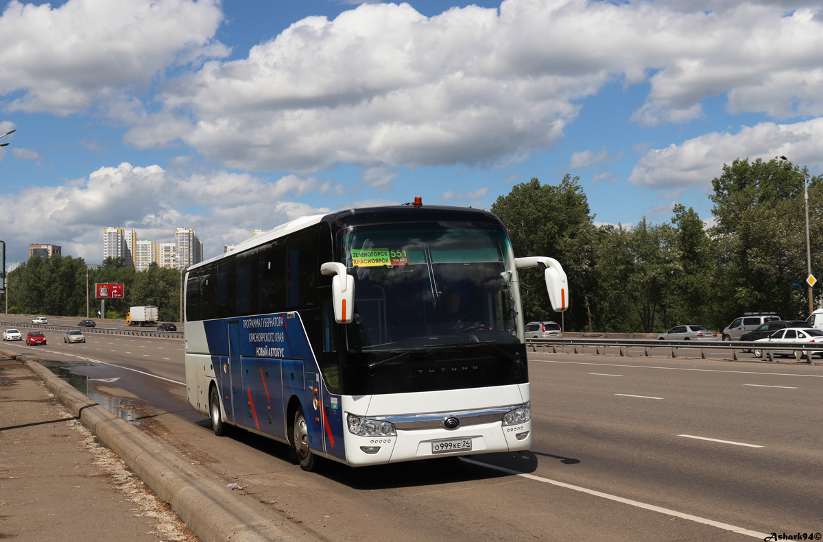Красноярский край, Yutong ZK6122H9 № О 999 КЕ 24