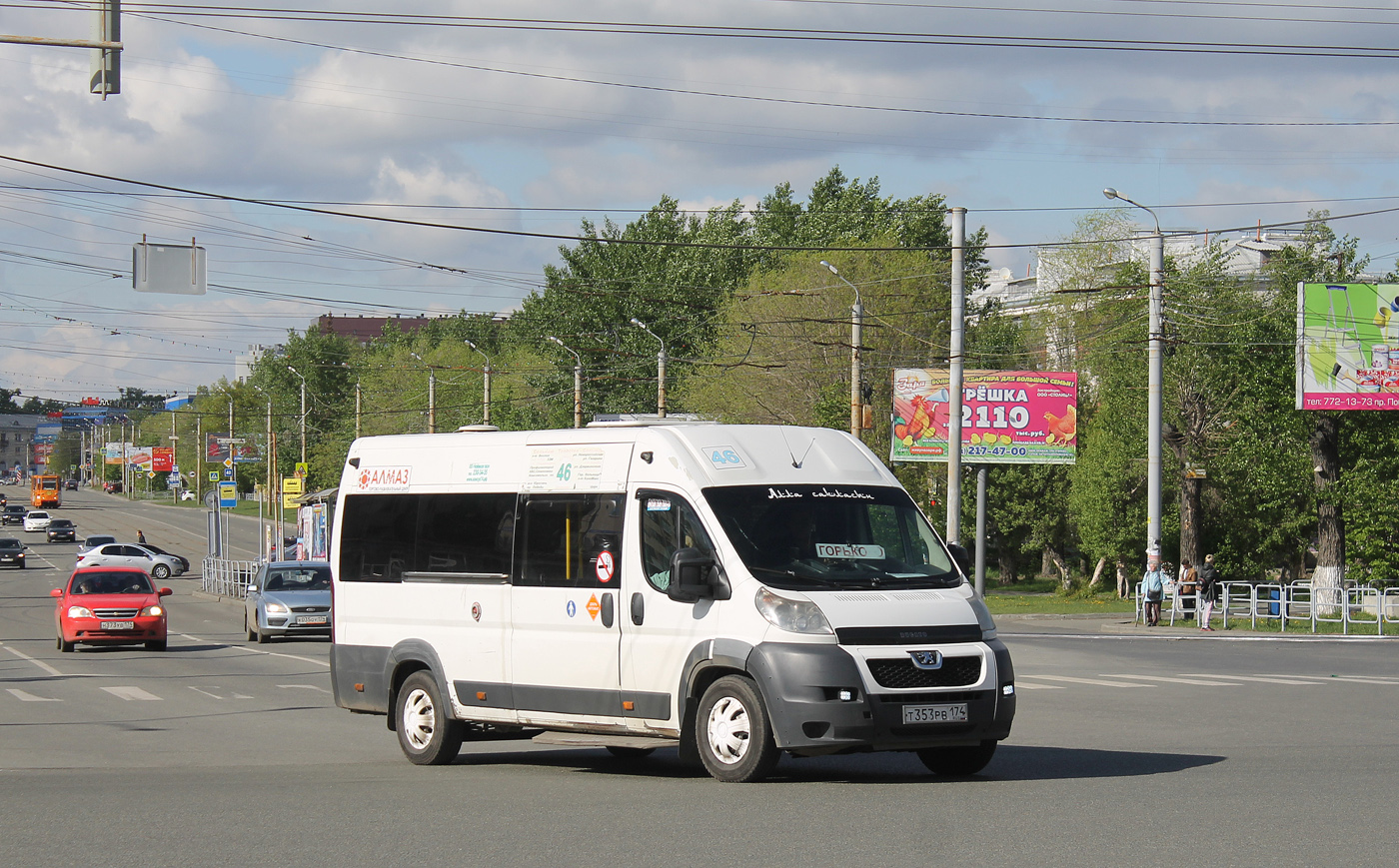 Челябинская область, Нижегородец-2227SK (Peugeot Boxer) № Т 353 РВ 174