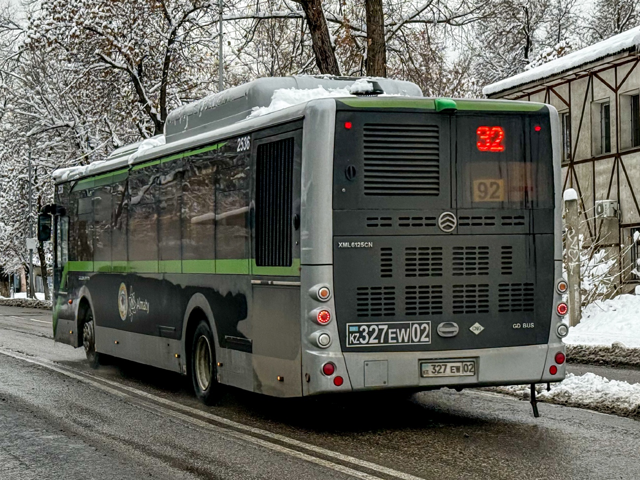 Алматы, Golden Dragon XML6125CN (Hyundai Trans Auto) № 2536