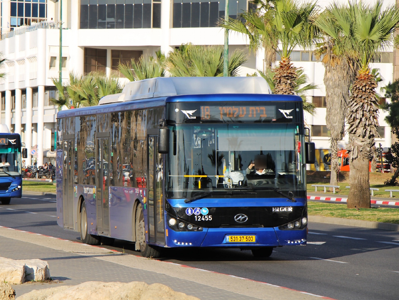 Израиль, Higer KLQ6125GEV3 № 12455