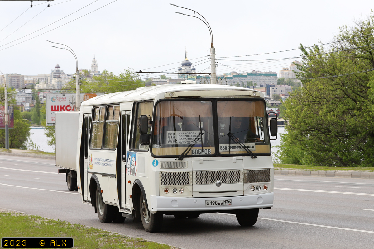 Воронежская область, ПАЗ-320540-12 № Х 198 ЕВ 136