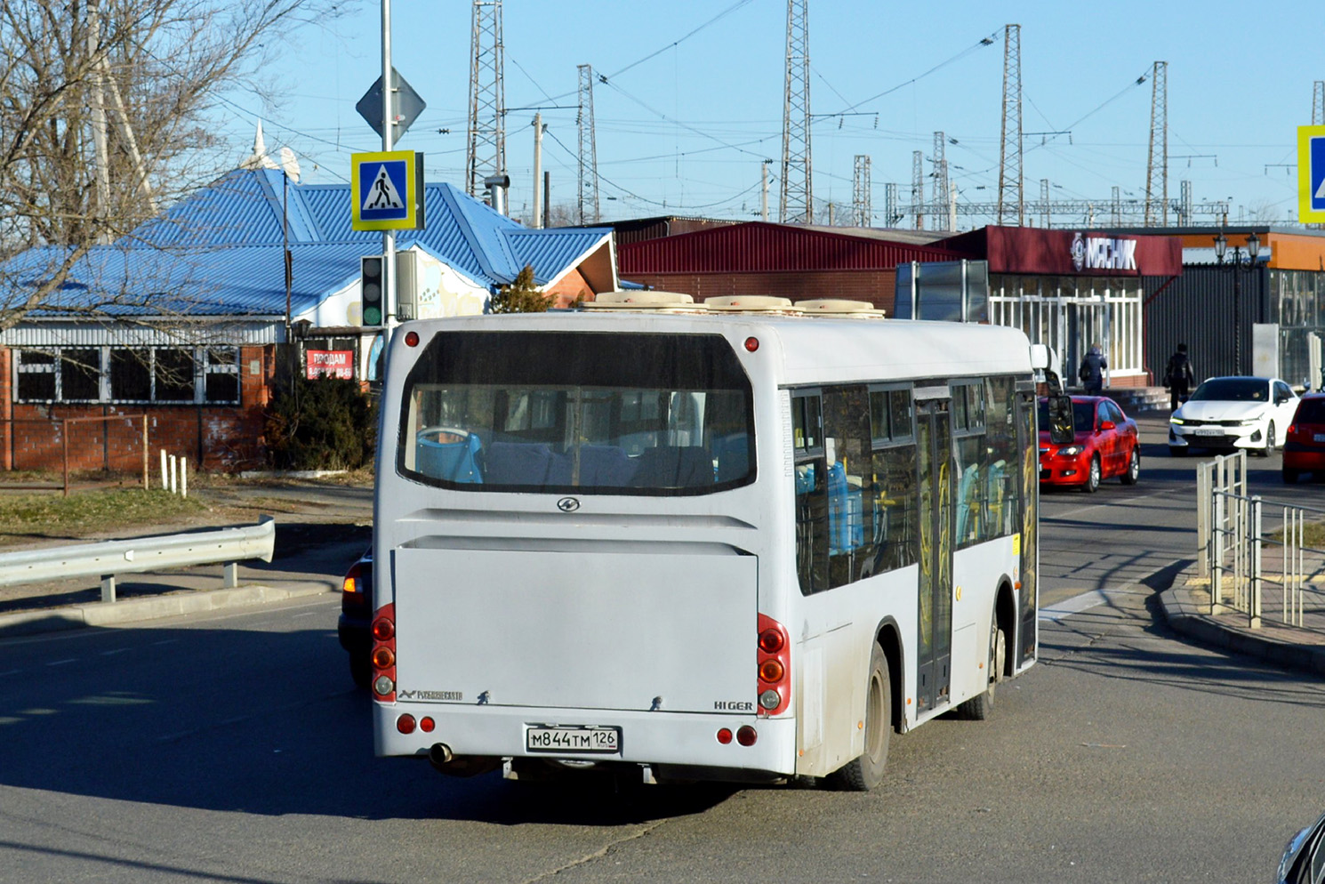 Ставропольский край, Higer KLQ6891GA № М 844 ТМ 126 Ставропольский край, Higer KLQ6891GA № М 844 ТМ 126