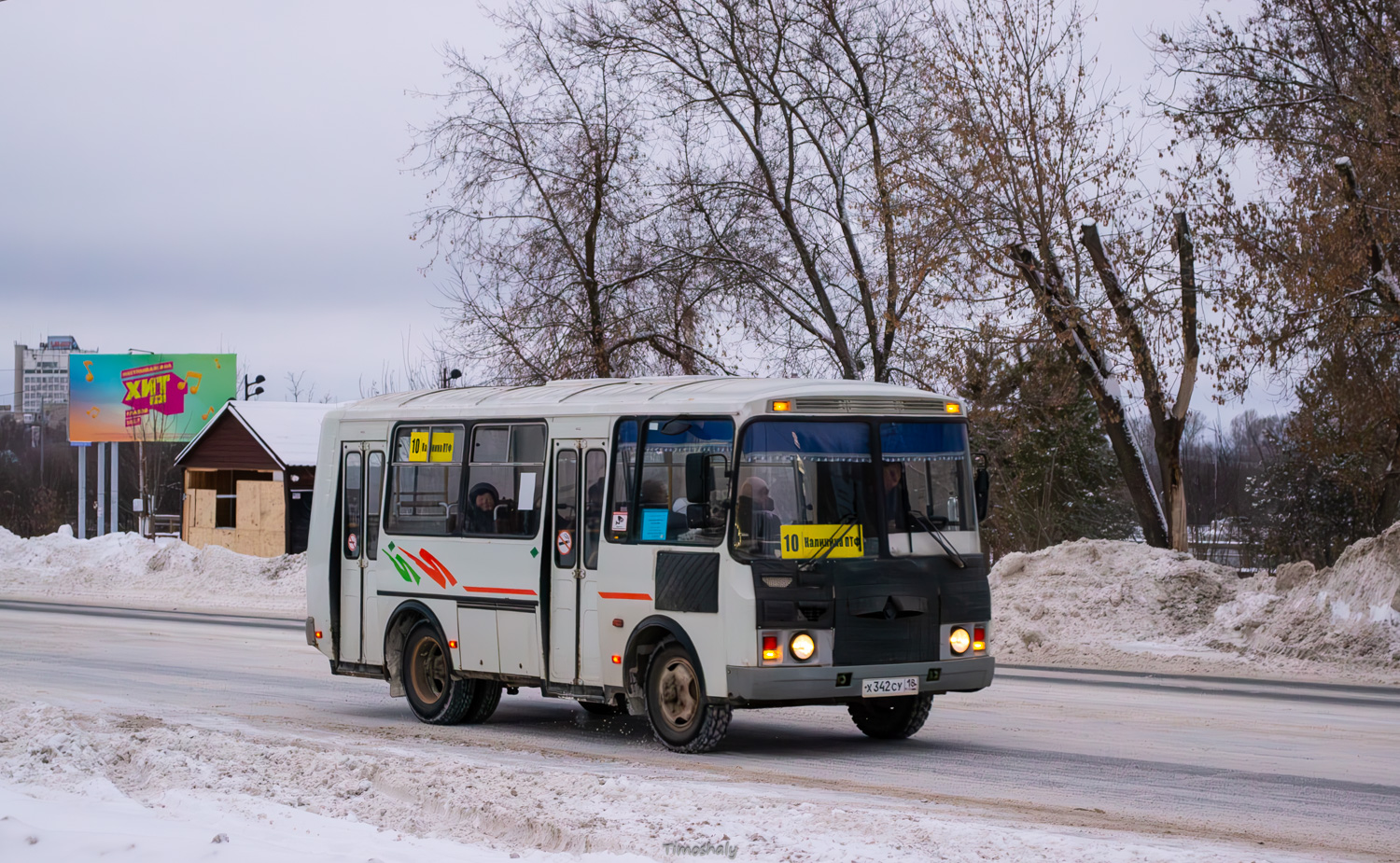 Удмуртия, ПАЗ-32054 № Х 342 СУ 18