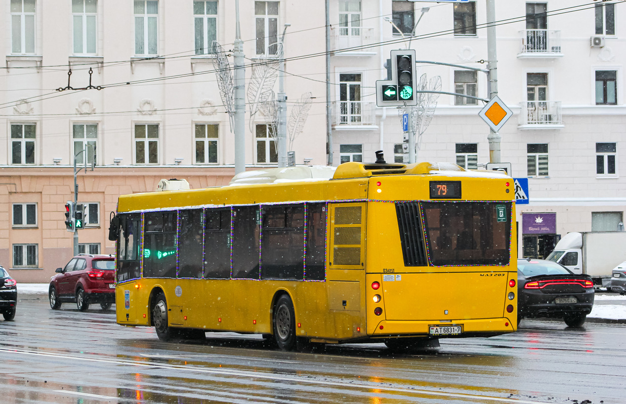 Минск, МАЗ-203.015 № 034151