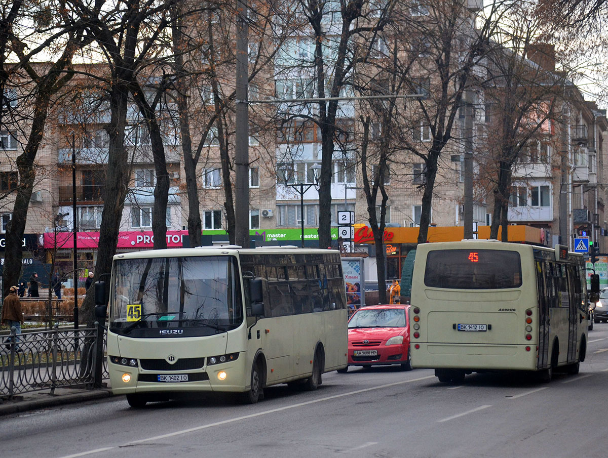 Ровненская область, Ataman A092H6 № BK 1402 IO; Ровненская область, Ataman A092H6 № BK 1412 IO