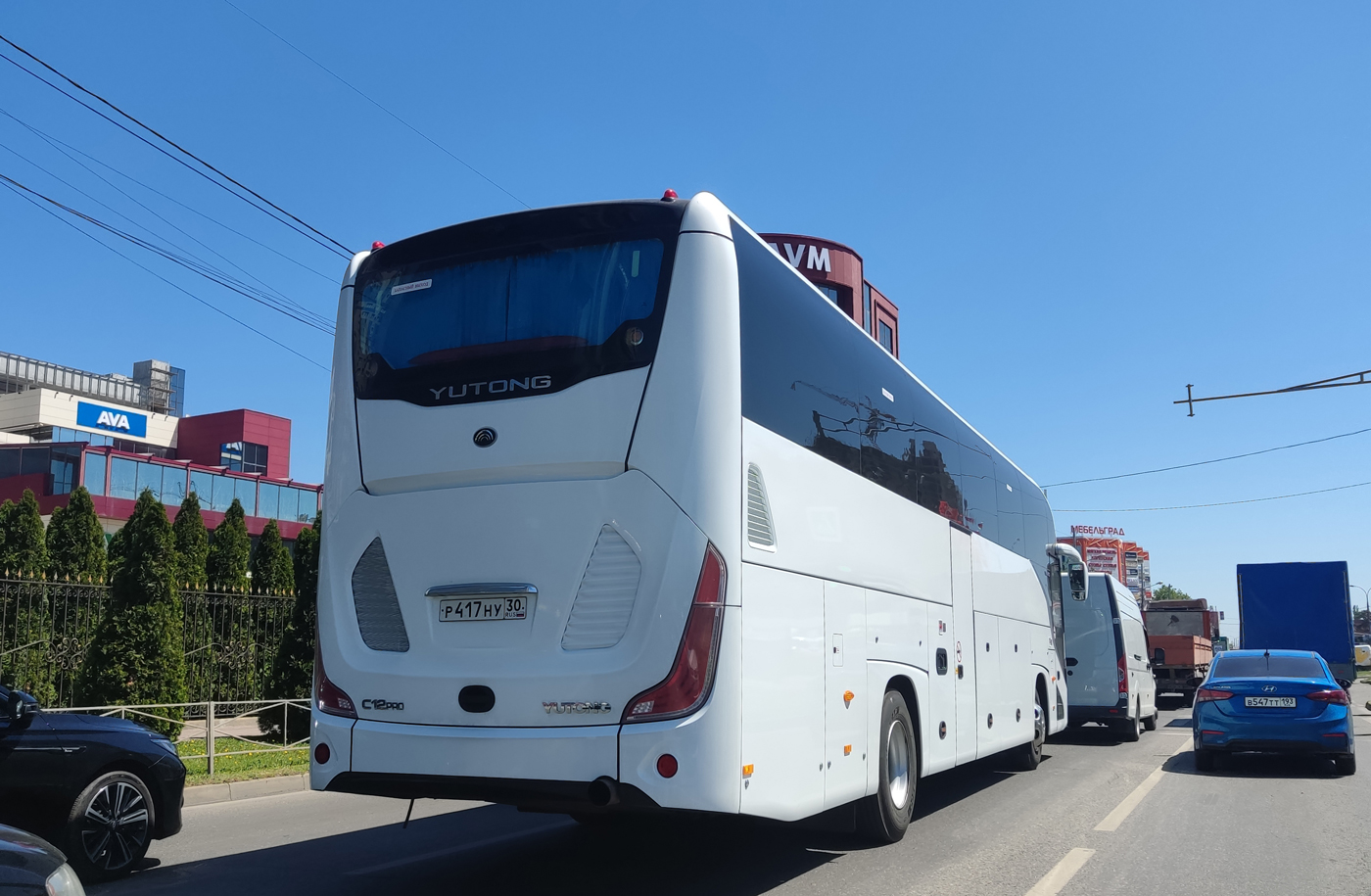 Астраханская область, Yutong C12PRO (ZK6128H) № Р 417 НУ 30 Астраханская область, Yutong C12PRO (ZK6128H) № Р 417 НУ 30