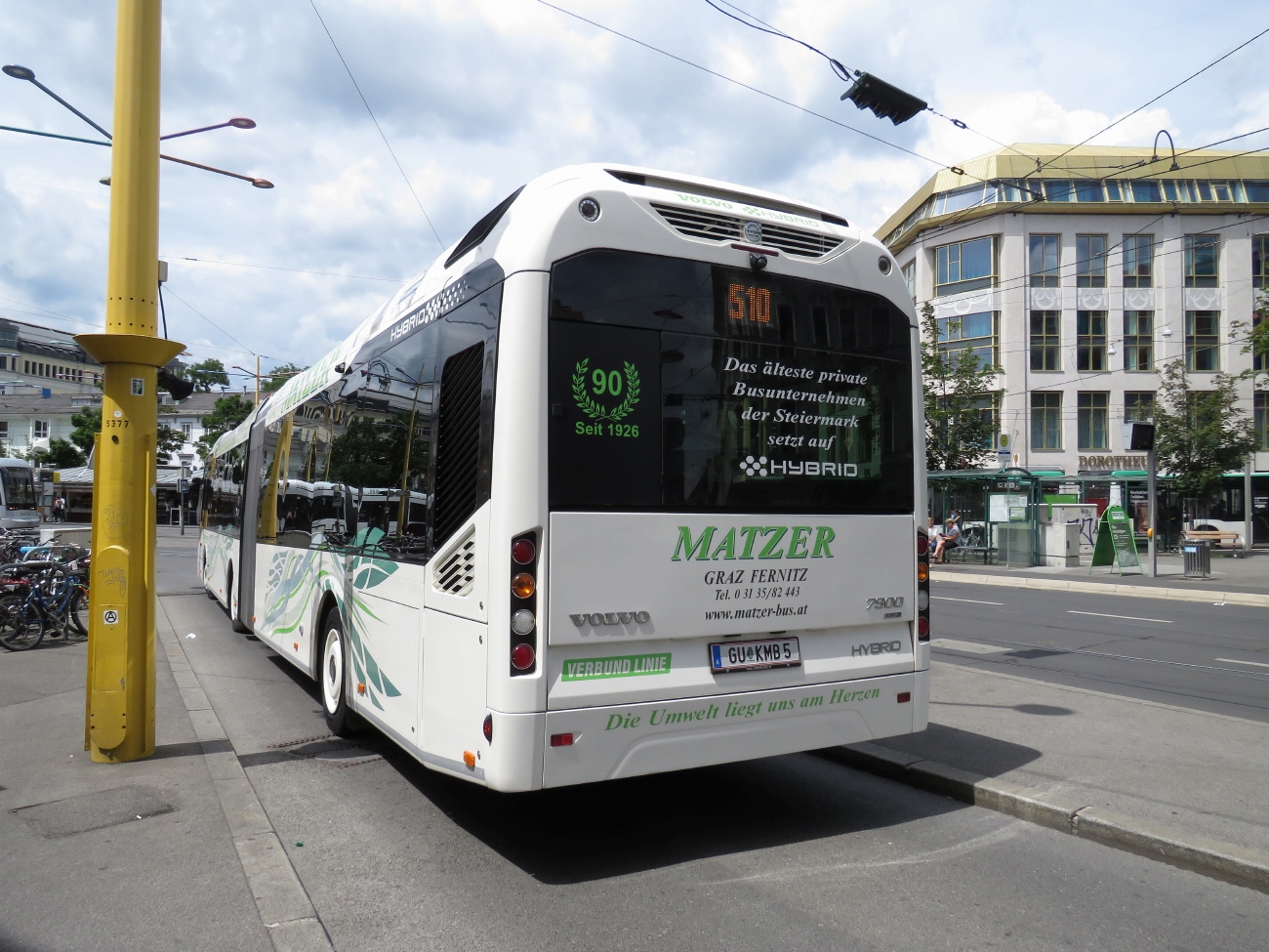 Австрия, Volvo 7900A Hybrid № GU KMB 5
