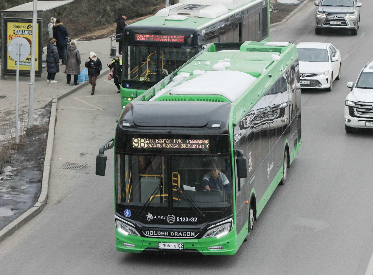 Алматы, Golden Dragon XML6125CE (Hyundai Trans Auto) № 5123-G2