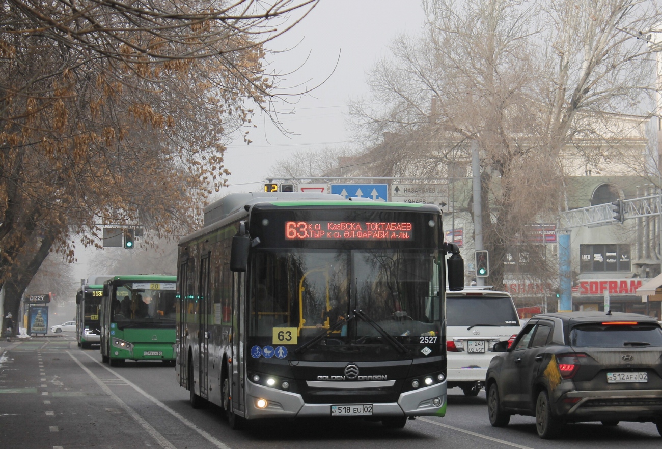 Алматы, Golden Dragon XML6125CN (Hyundai Trans Auto) № 2527