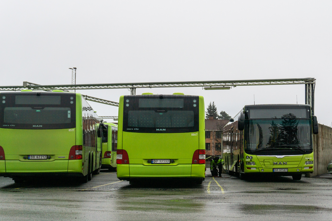 Норвегия, MAN A44 Lion's City L LE NL363-15 № 8867; Норвегия, MAN A44 Lion's City L LE NL363-15 № 8857