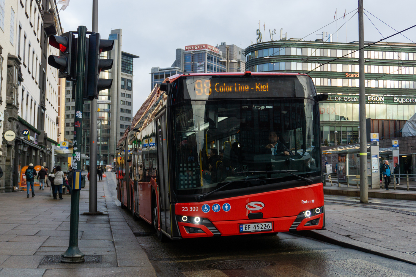 Норвегия, Solaris Urbino IV 18 electric № 23300