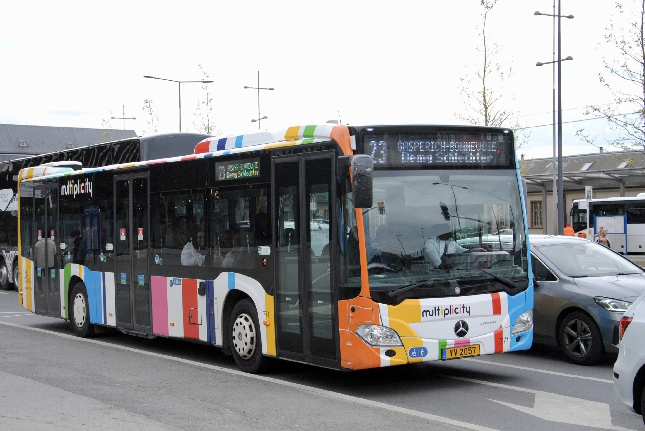 Люксембург, Mercedes-Benz Citaro C2 hybrid № 771