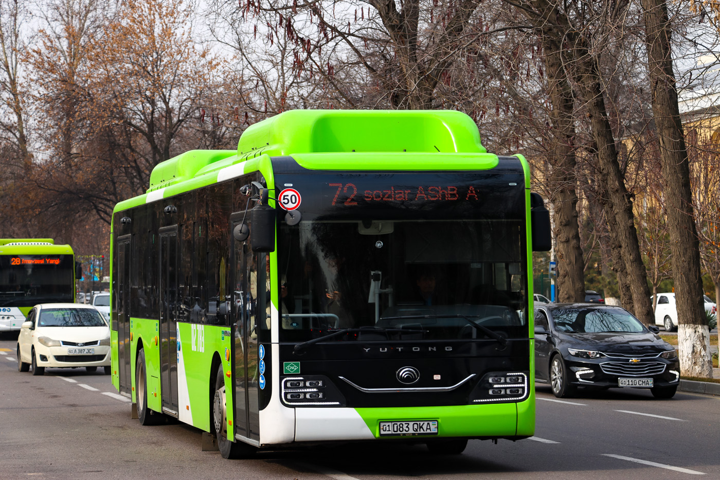 Узбекистан, Yutong ZK6126HG № 02783