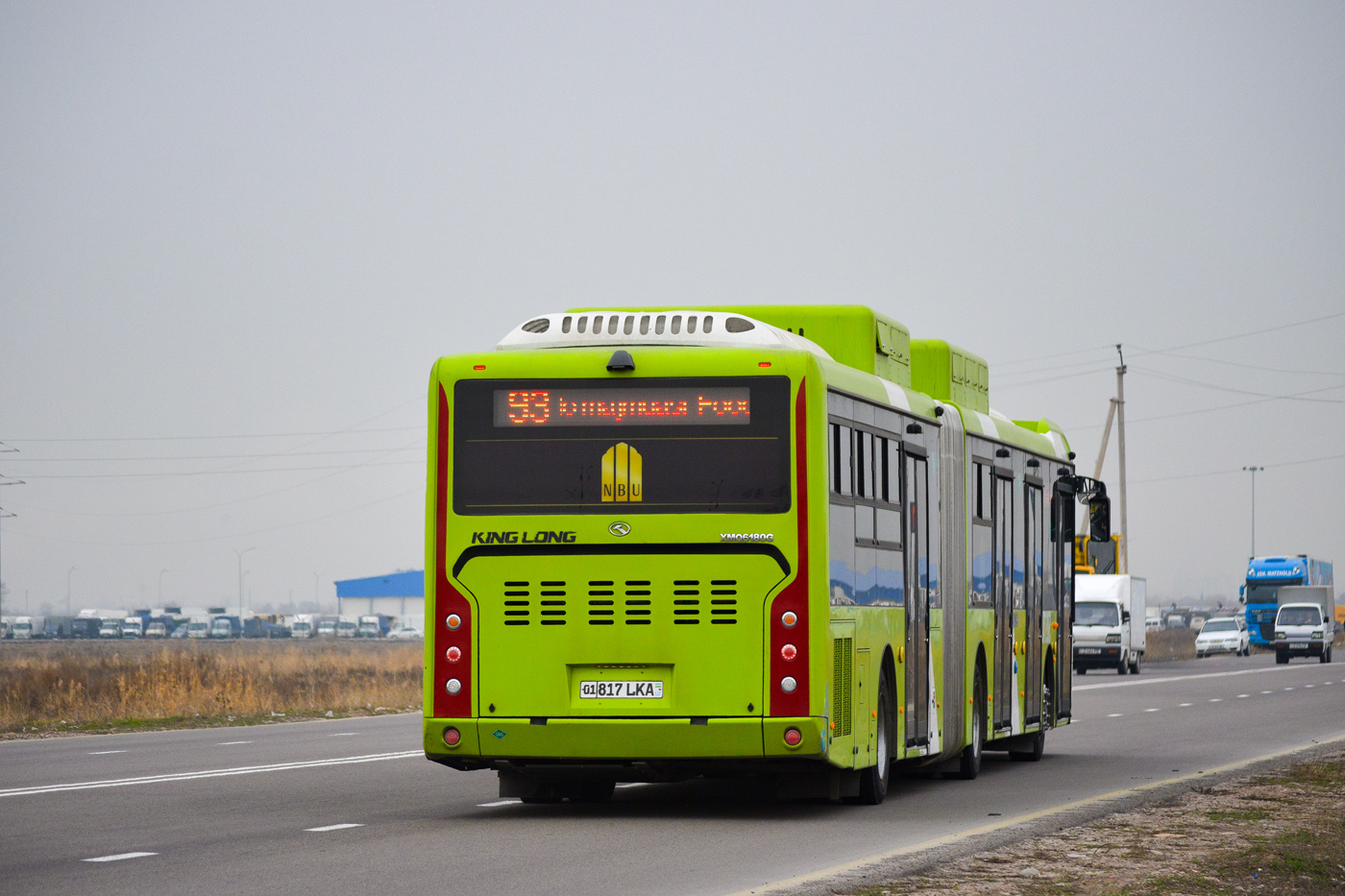 Узбекистан, King Long XMQ6180G № 01202