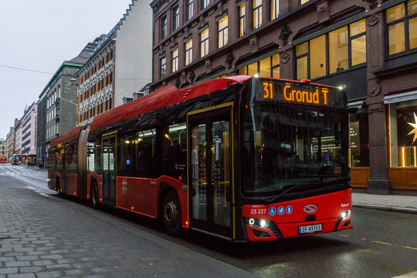 Норвегия, Solaris Urbino IV 18 electric № 23227