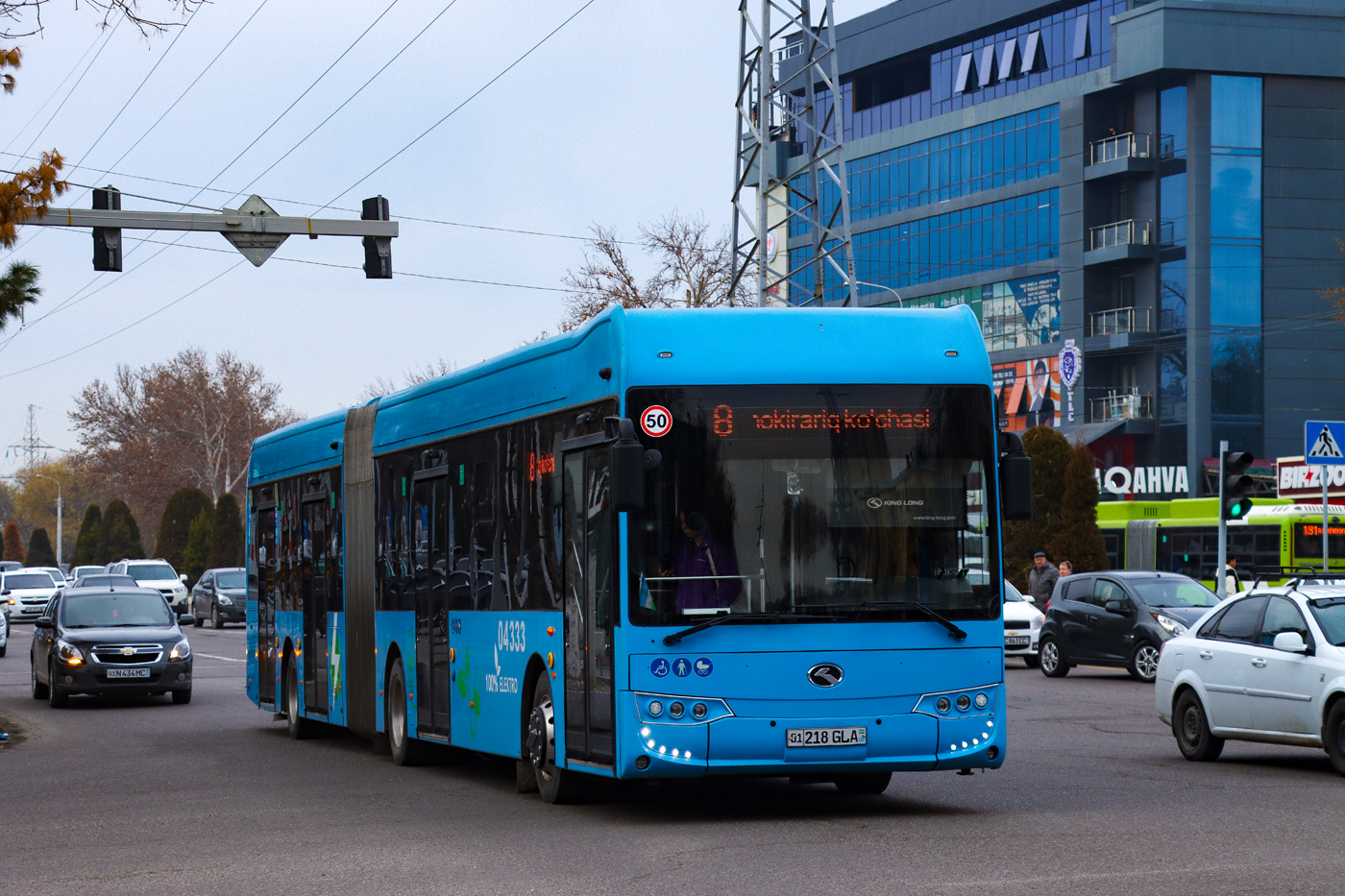 Узбекистан, King Long XMQ6180BGWBEV № 04333