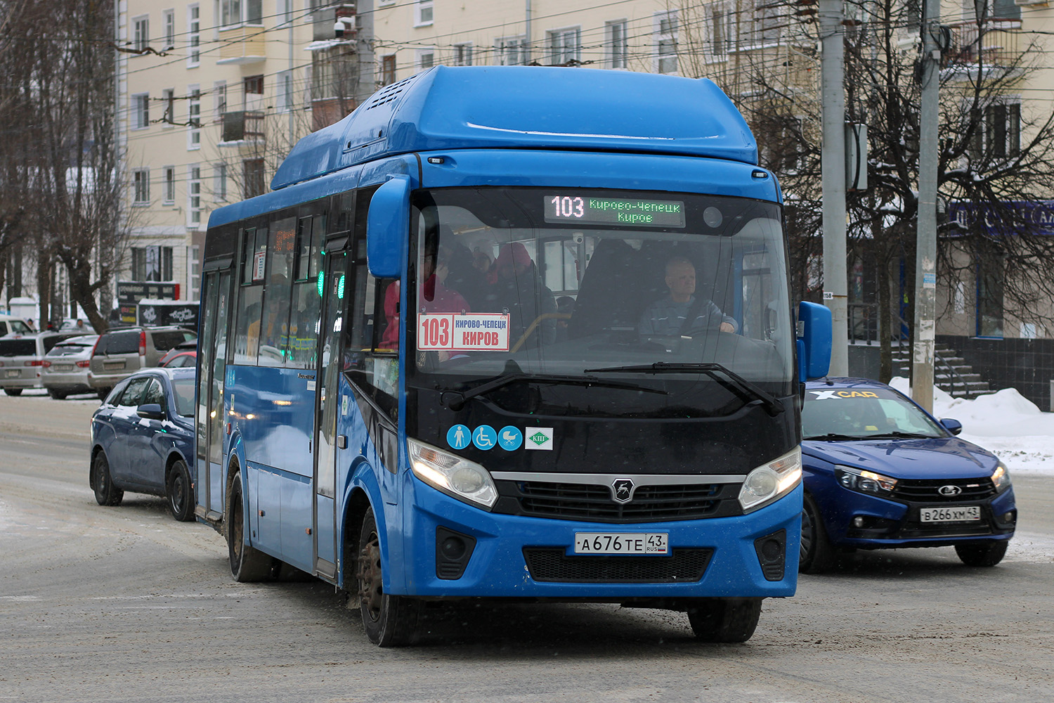 Кировская область, ПАЗ-320415-14 "Vector Next" № А 676 ТЕ 43