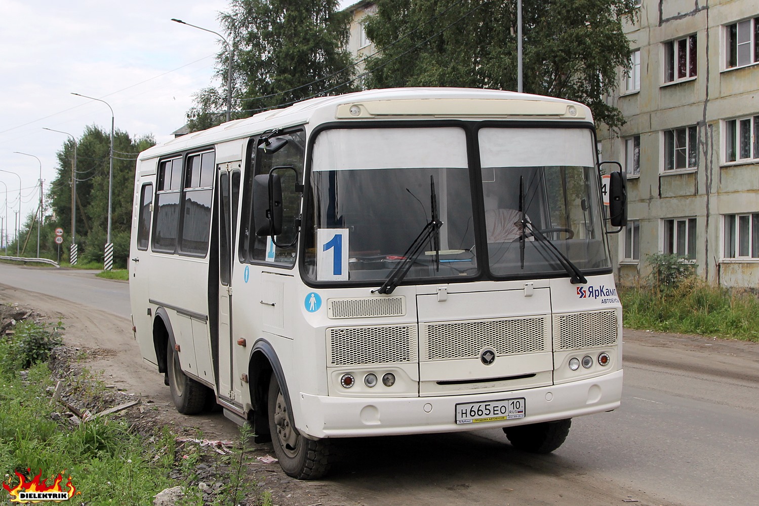 Карелия, ПАЗ-320530-04 № Н 665 ЕО 10 Карелия, ПАЗ-320530-04 № Н 665 ЕО 10