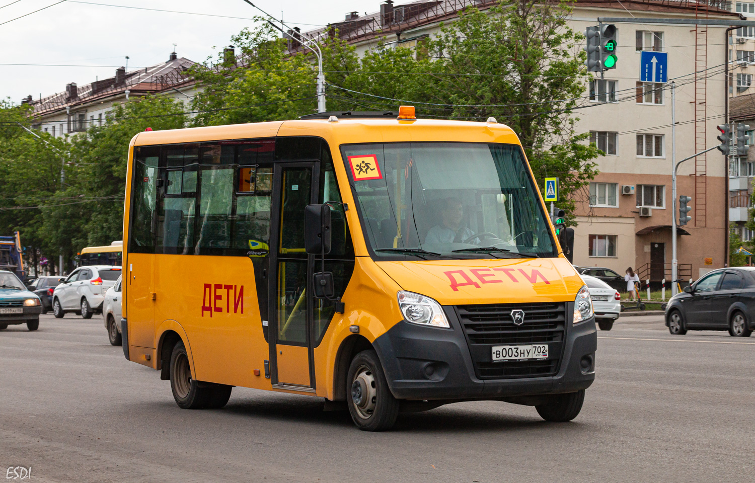 Башкортостан, ГАЗ-A67R43 Next № В 003 НУ 702