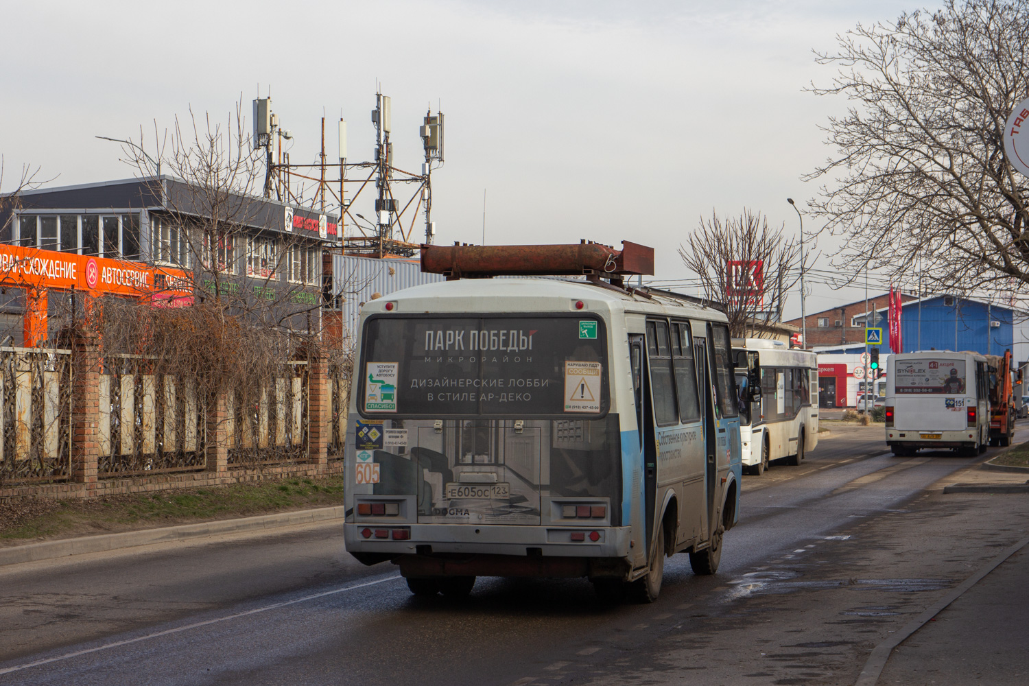 Краснодарский край, ПАЗ-32054 № Е 605 ОС 123
