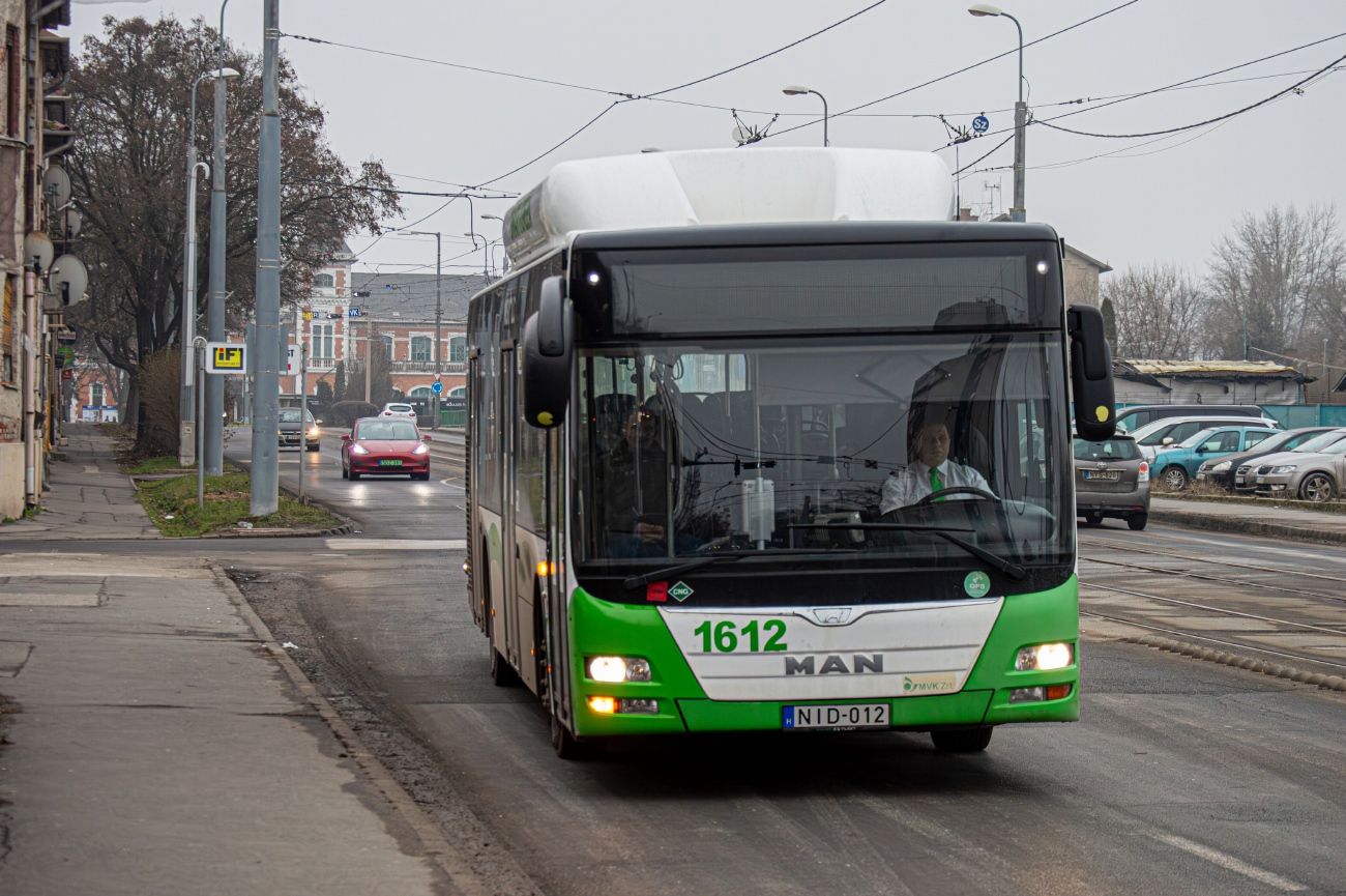 Венгрия, MAN A21 Lion's City NL273 CNG № 1612