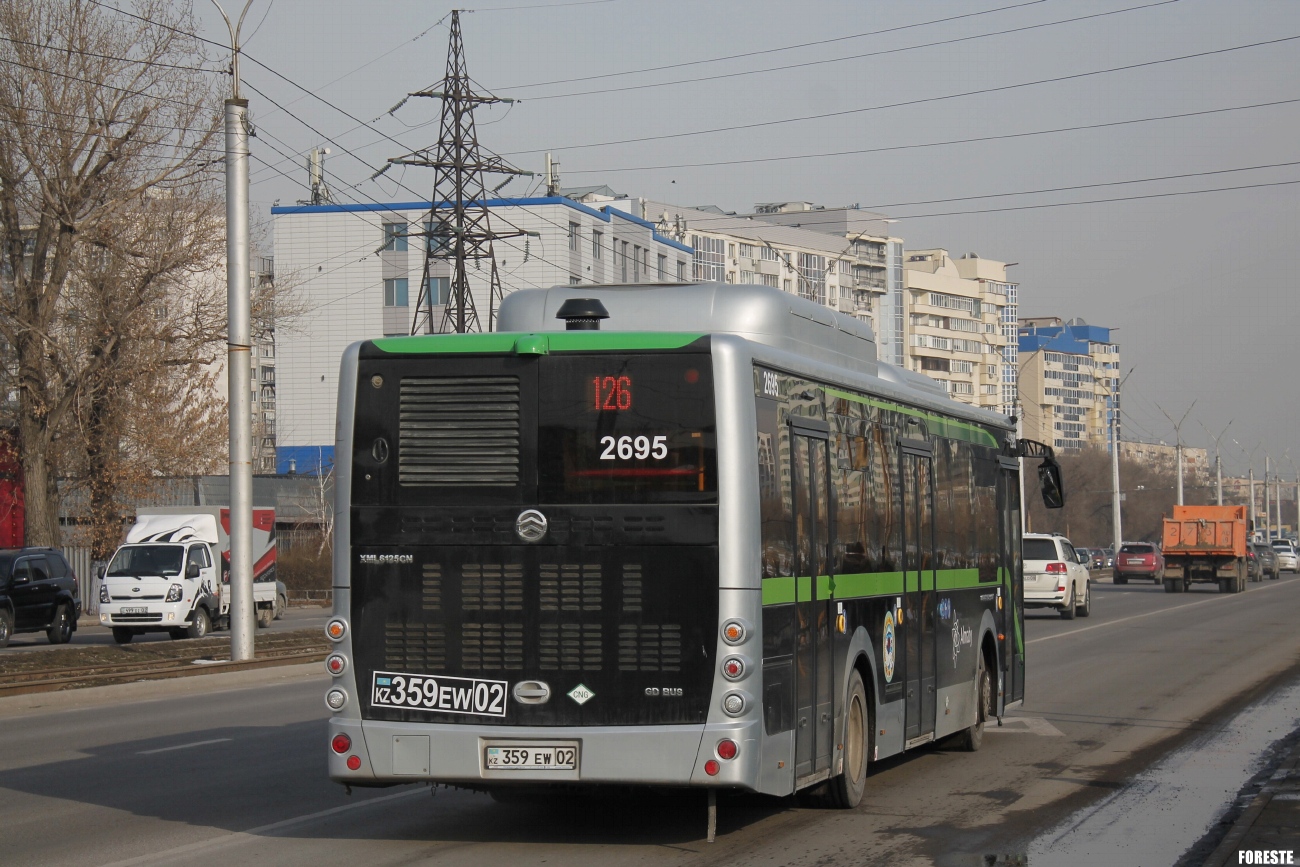 Алматы, Golden Dragon XML6125CN (Hyundai Trans Auto) № 2695