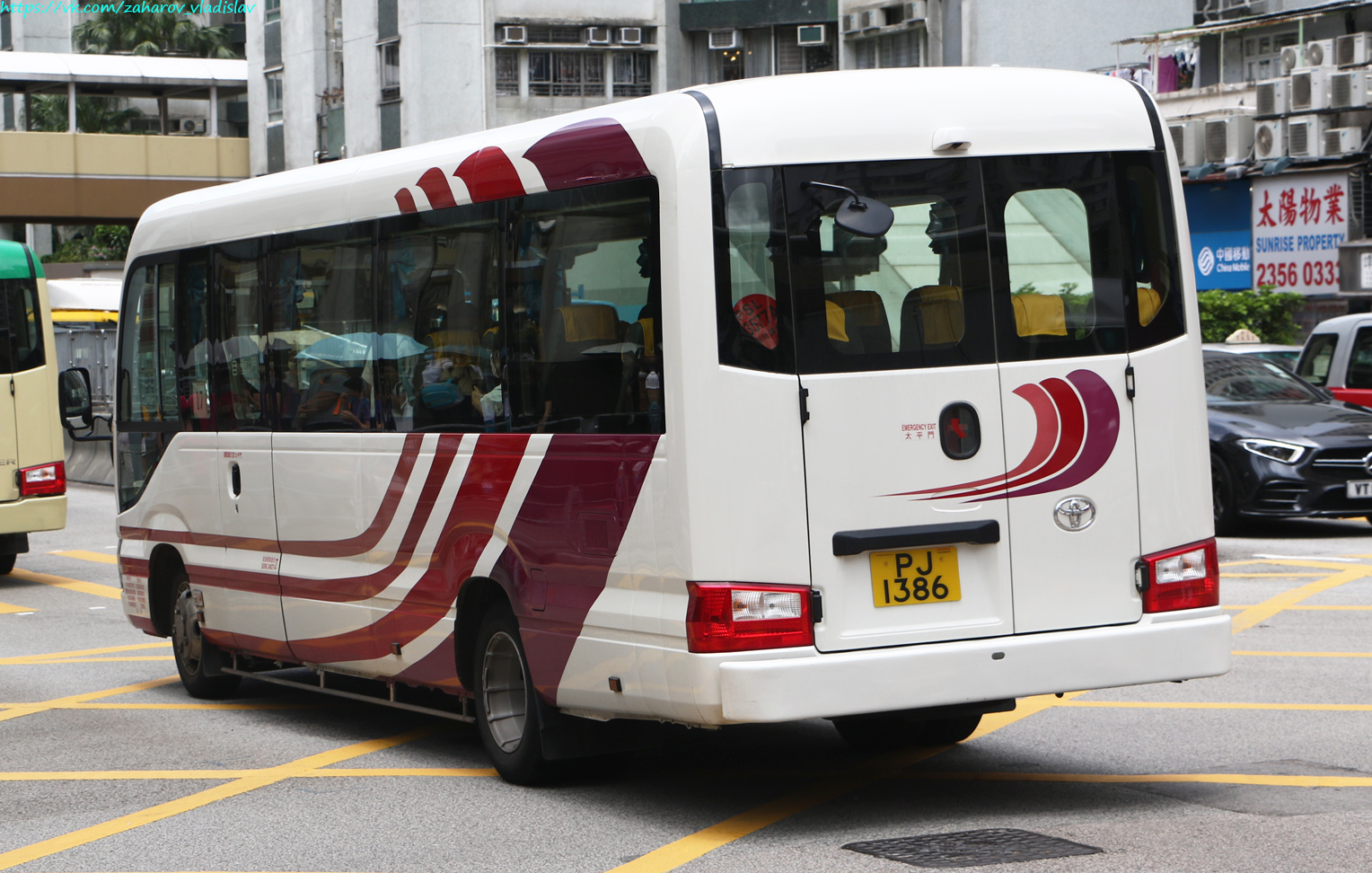 Гонконг, Toyota Coaster XZB70R № PJ 1386