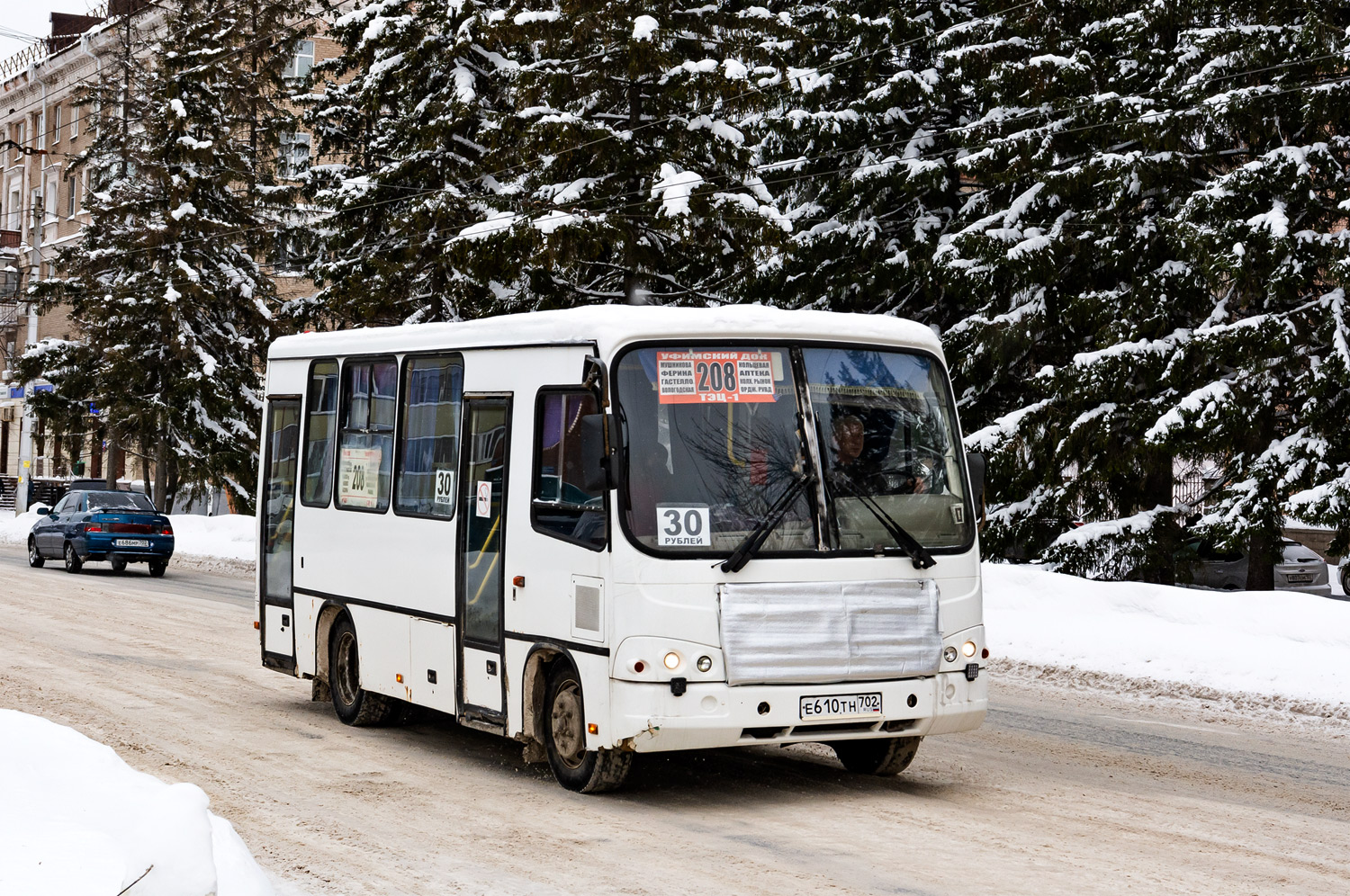 Башкортостан, ПАЗ-320302-08 № Е 610 ТН 702 Башкортостан, ПАЗ-320302-08 № Е 610 ТН 702