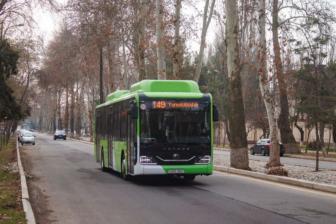 Узбекистан, Yutong ZK6126HG № 08591