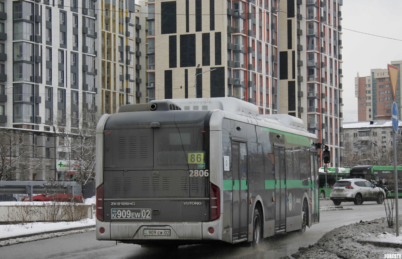 Алматы, Yutong ZK6126HG (QazTehna) № 2806