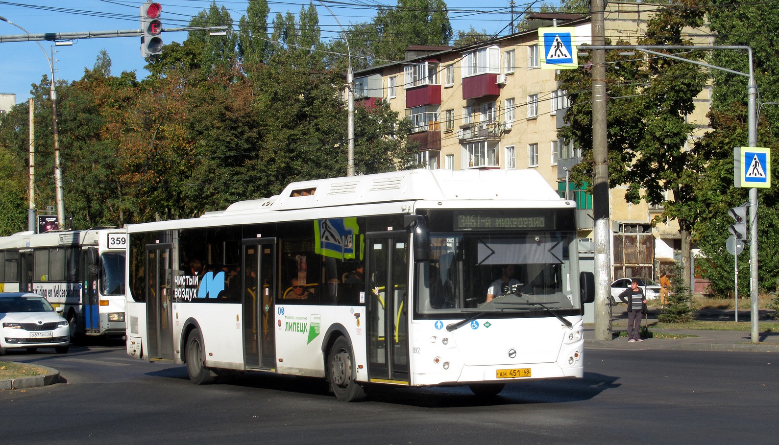 Липецкая область, ЛиАЗ-5292.67 (CNG) № 092